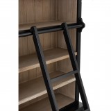 CABINET LIBARY BLACK LADDER 233 - CABINETS, SHELVES